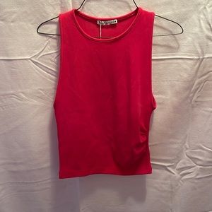 pink zara top